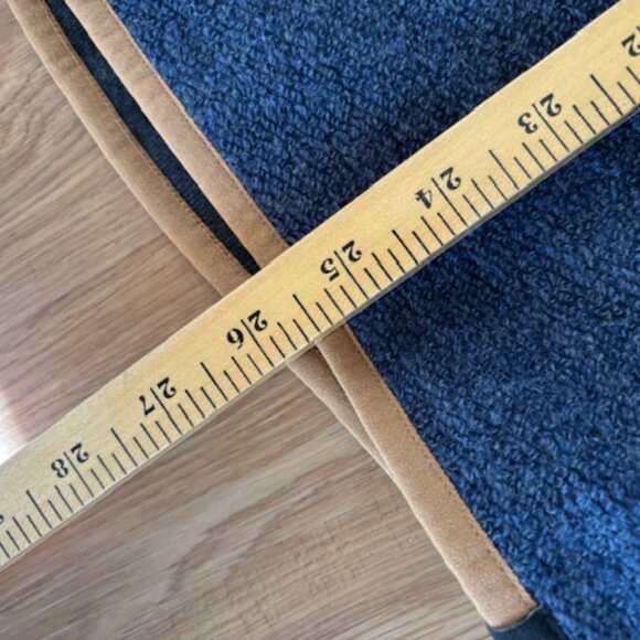 Prana Mens IncrediWool 1/2 Zip Quilted Wool Tan Blue Jacket NWT Medium - Picture 8 of 8